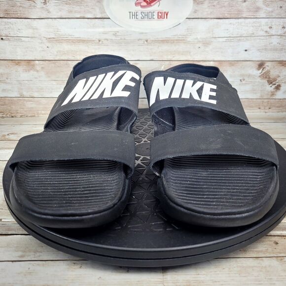 Nike Women's Size 10 Tanjun Comfort  Black/White Open Toe Sandals - Picture 3 of 10